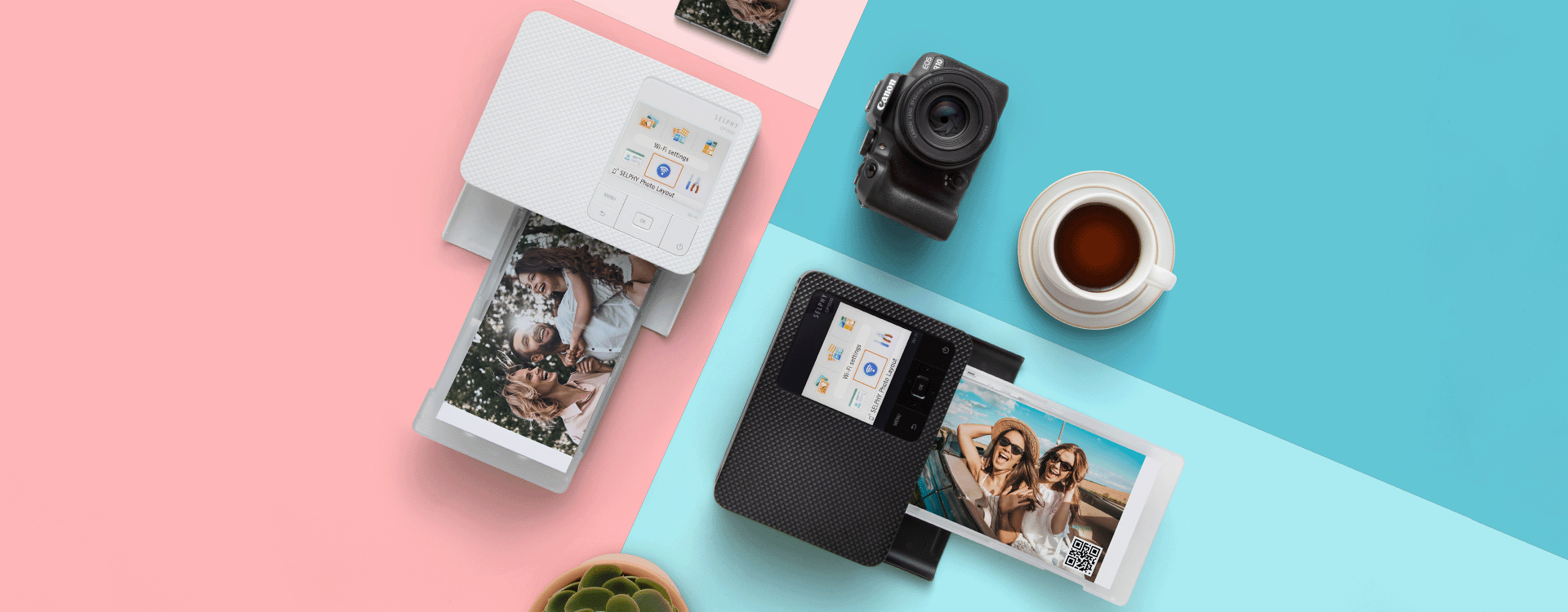 Wi-Fiで簡単プリント SELPHY CP1500：ミニフォトプリンター｜個人